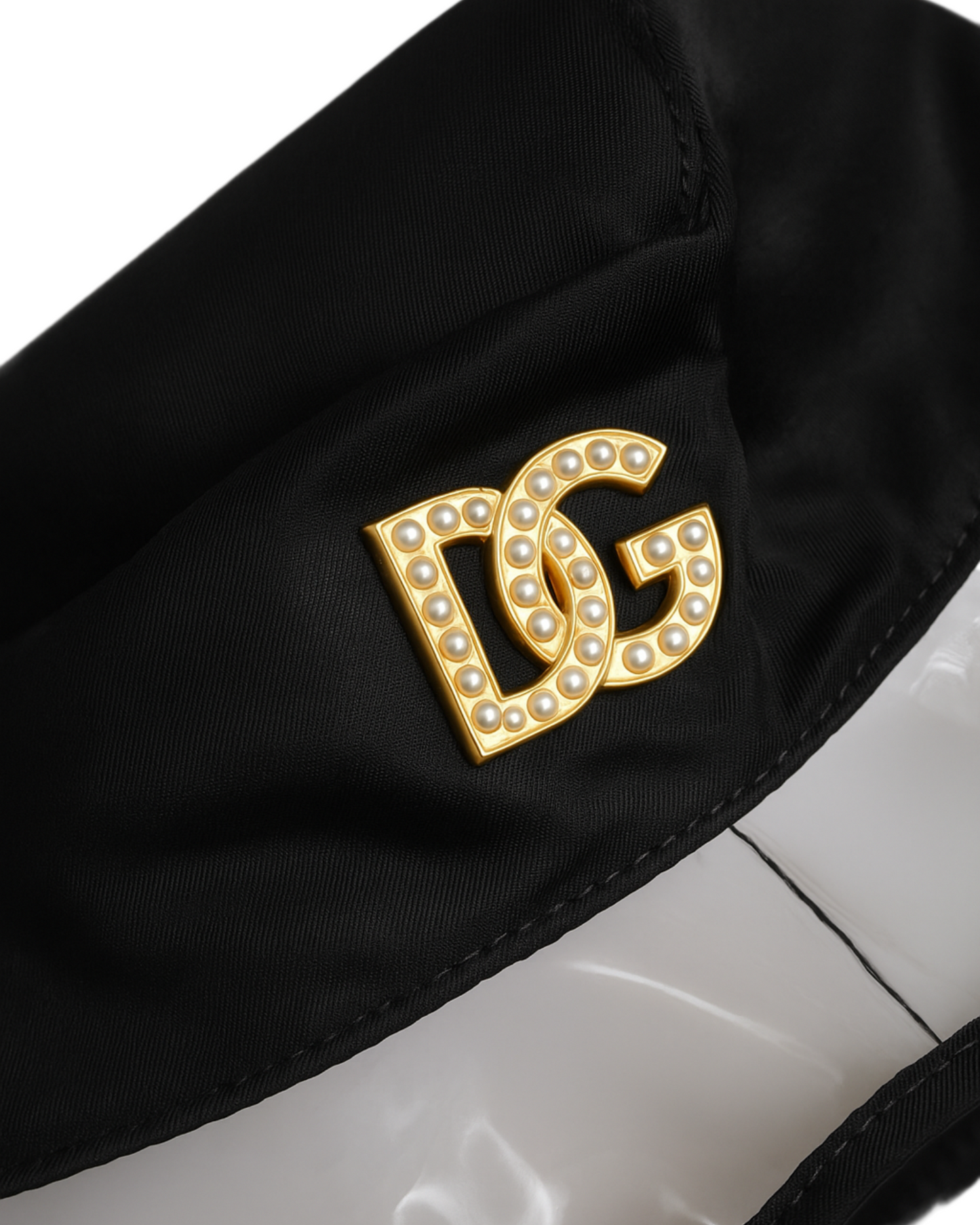 D&G Black Nylon Bucket Hat