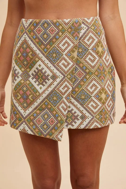 Woven Wonder Jacquard Skirt Set