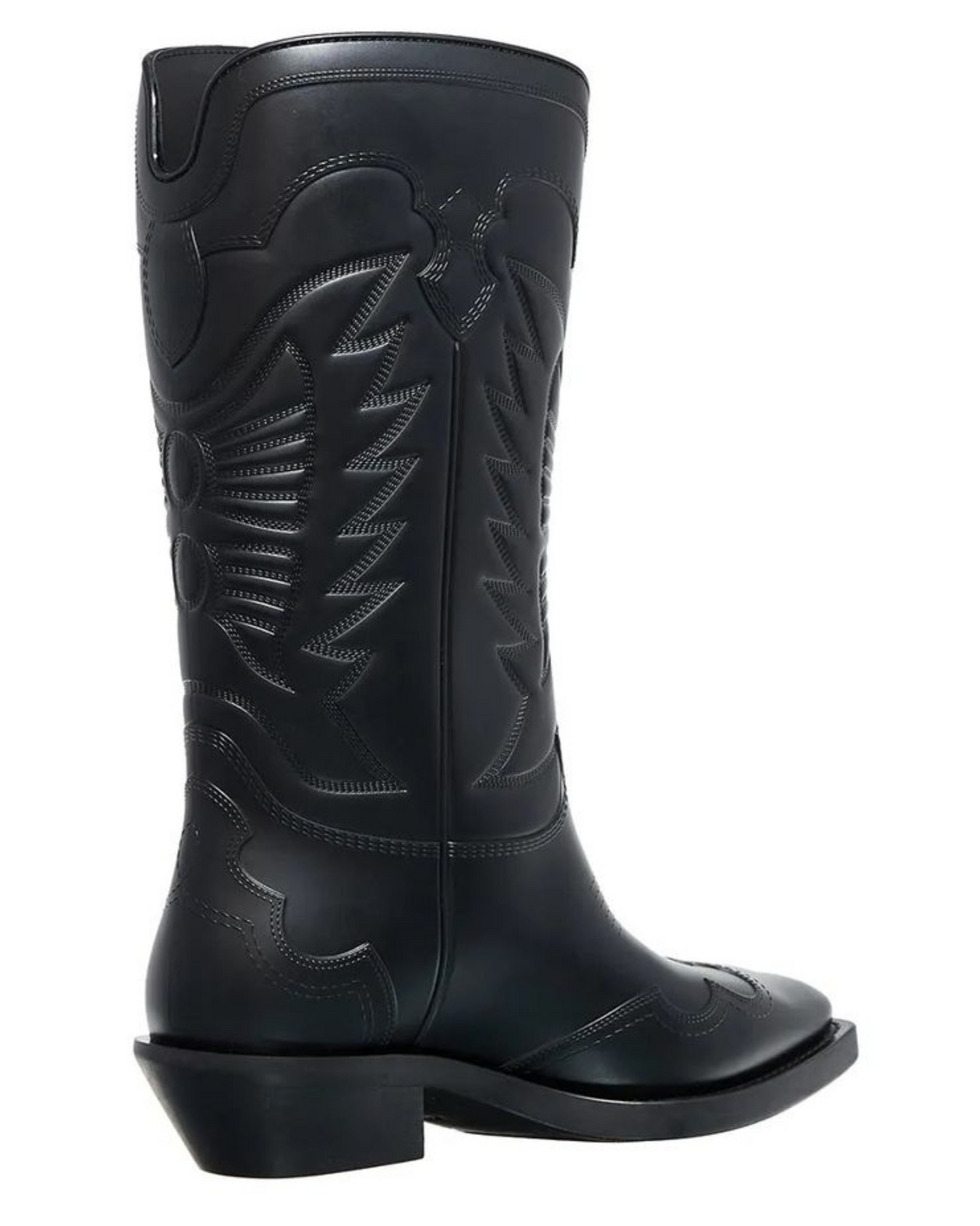 Dior Black Leather Cowboy Boot