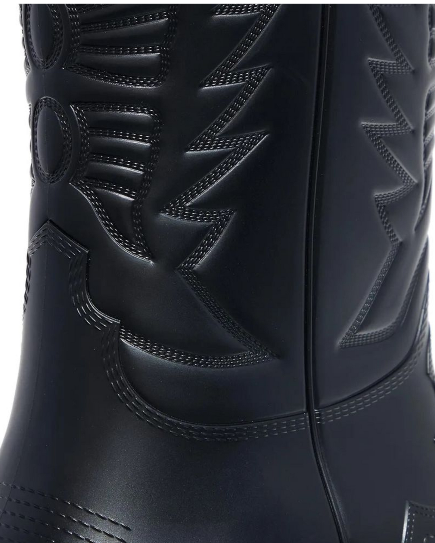 Dior Black Leather Cowboy Boot