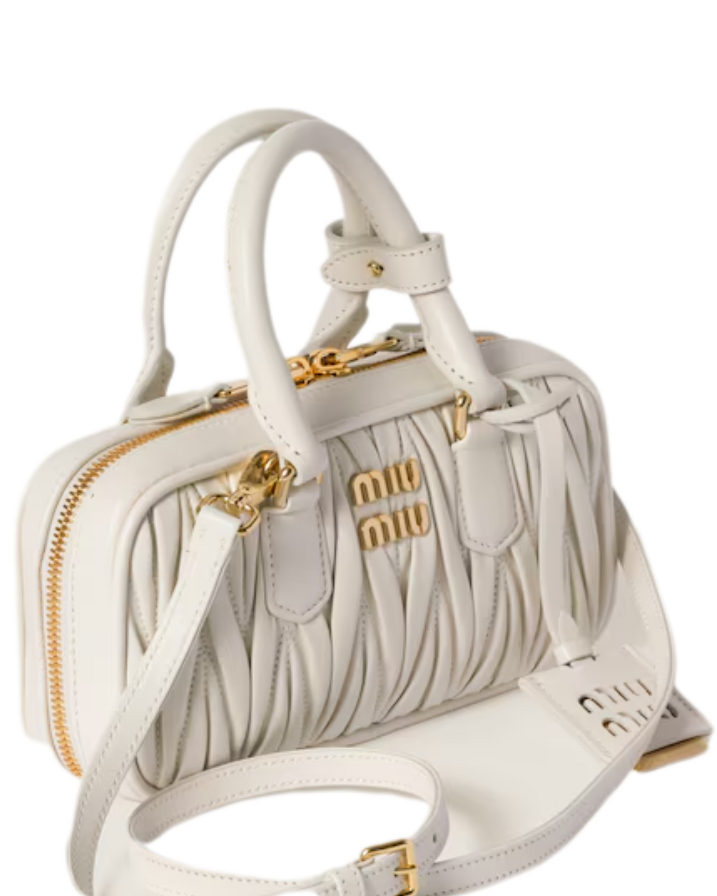 Miu Miu Arcadie matelassé nappa leather mini-bag