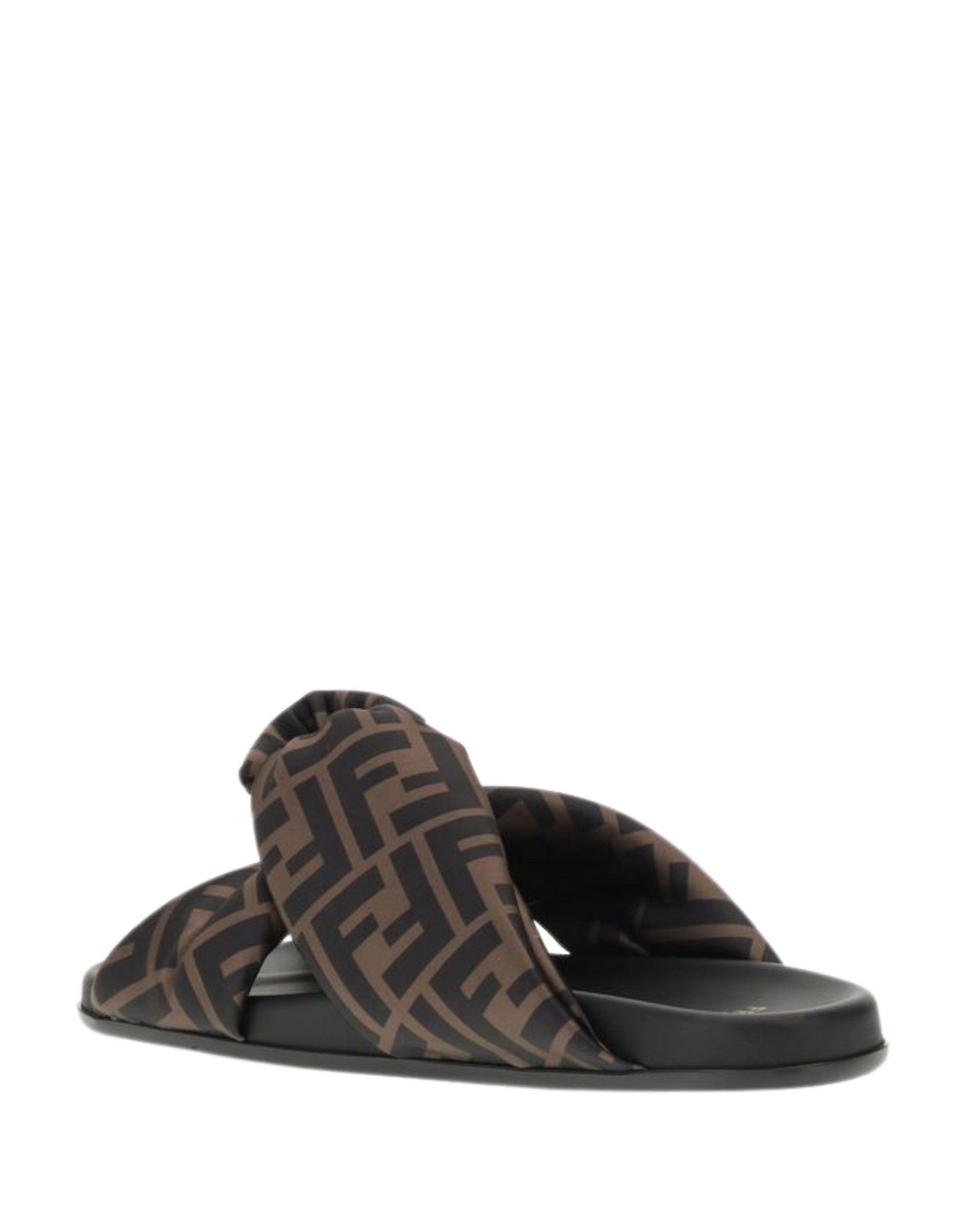 Fendi Satin Slide Sandals