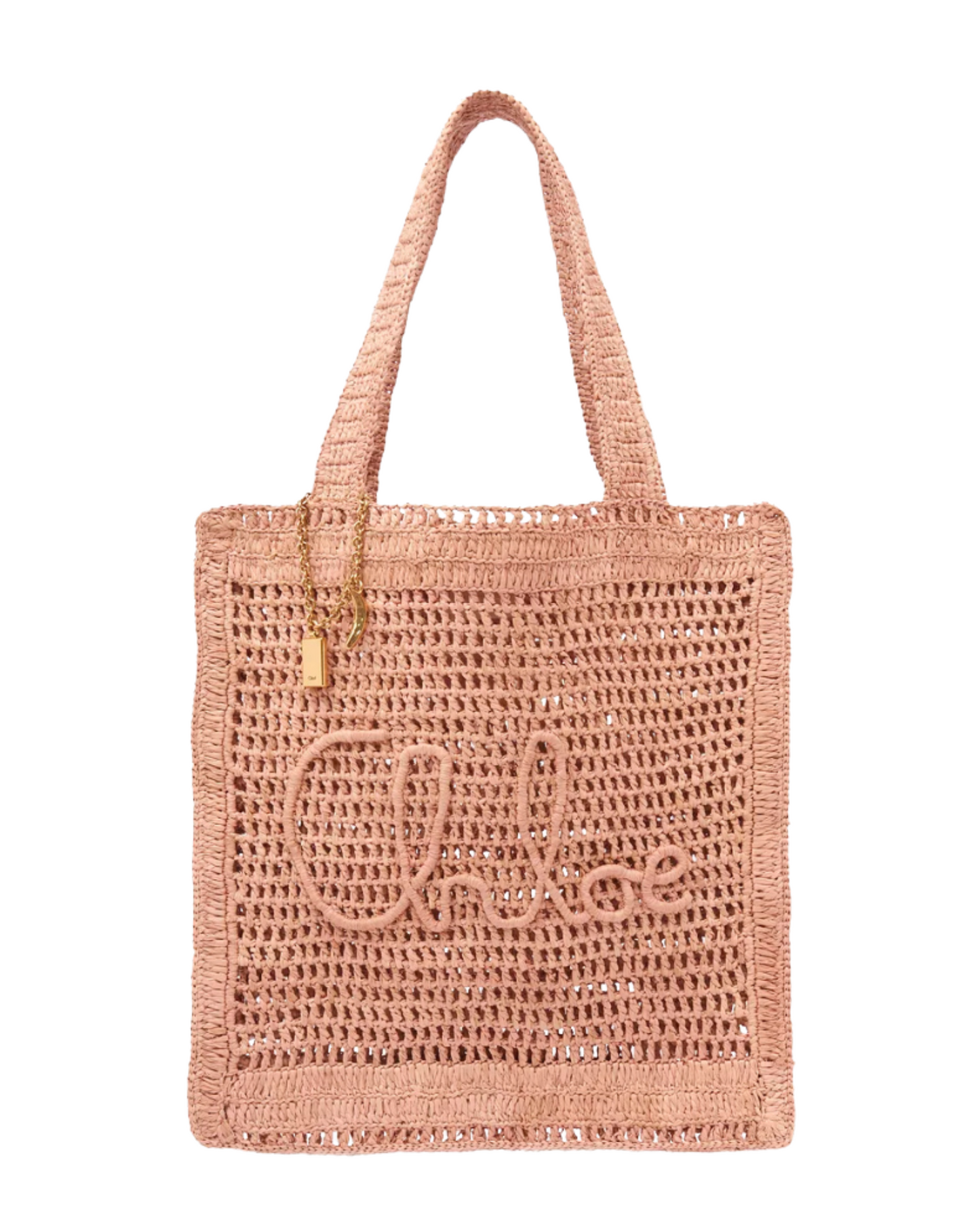 Chloé Summer Banana tote bag in raffia