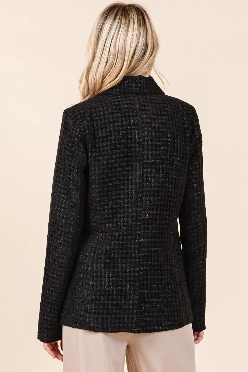 Luxe Tweed Blazer Shorts Set