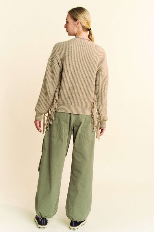 Drawstring Baggy Pants with Pockets