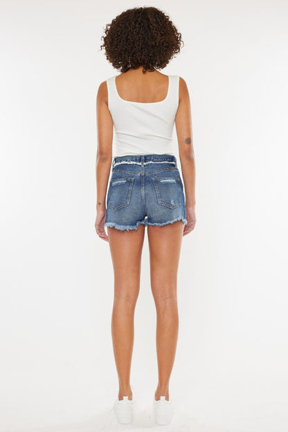 The Rebel Rise Denim Shorts