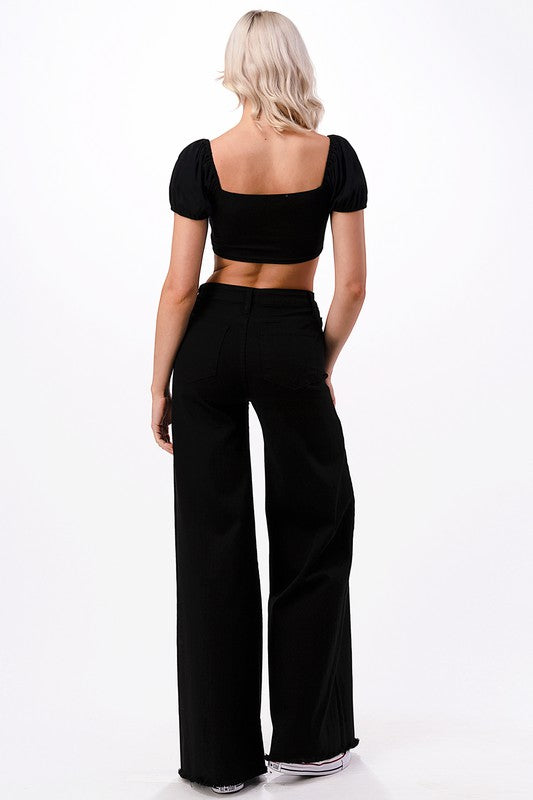 Cross Strap Crop Top