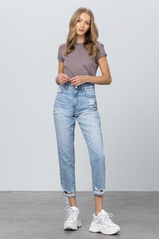 Skyline High Rise Tapered Jeans