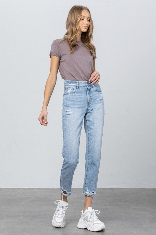 Skyline High Rise Tapered Jeans