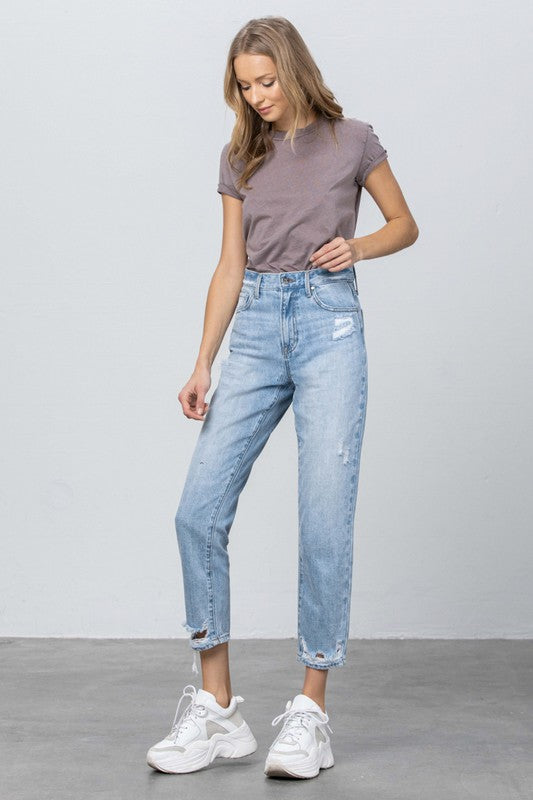 Skyline High Rise Tapered Jeans