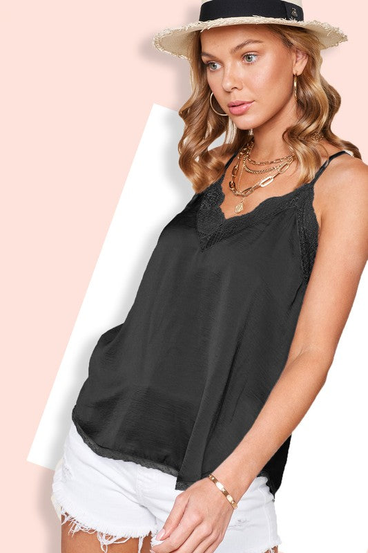 Allure Cami Satin Top