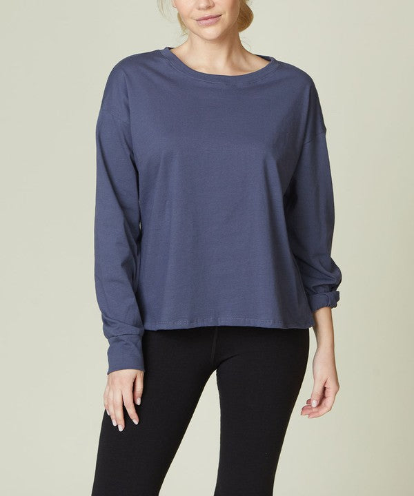 Cotton Oversized Long Sleeve T