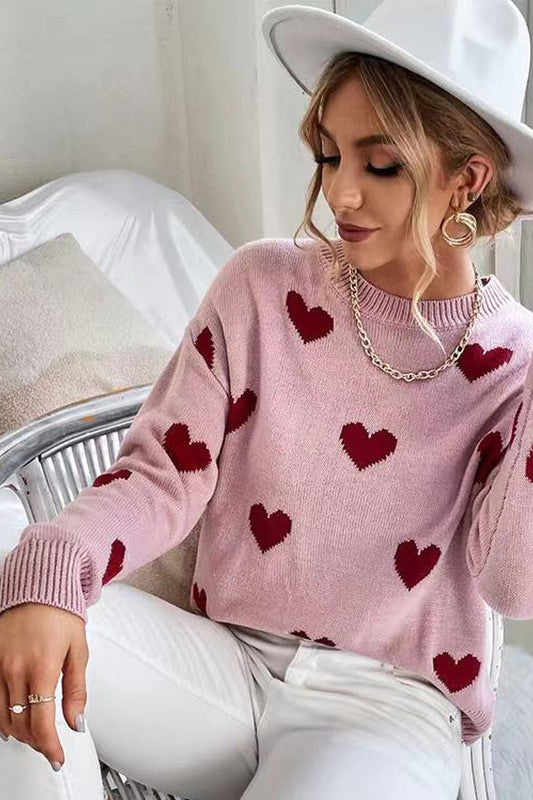 Luxe Heart Sweater