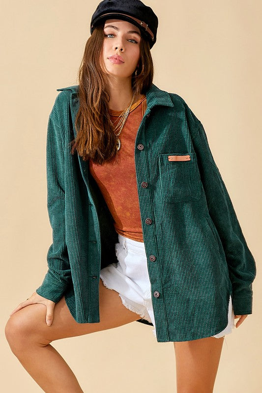 Sierra Oversized Button-Up Shacket