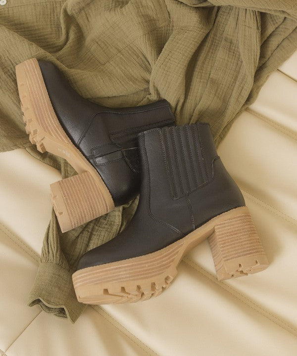 Aubrey  Platform Paneled Boots