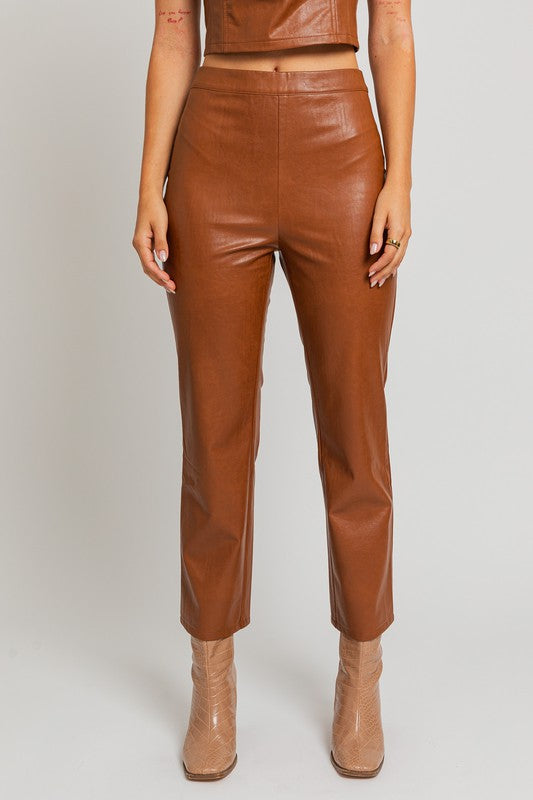 Urban Edge Faux Leather Pants