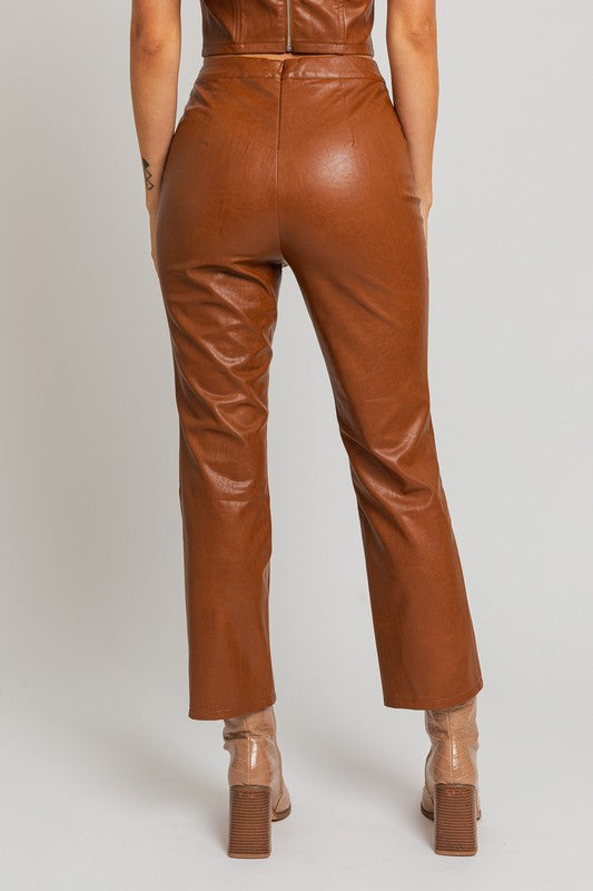 Urban Edge Faux Leather Pants