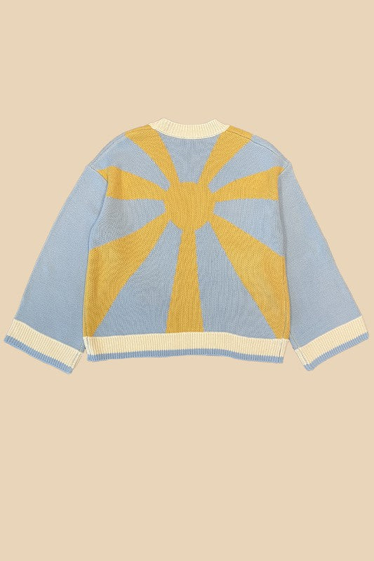 Sunburst cardigan