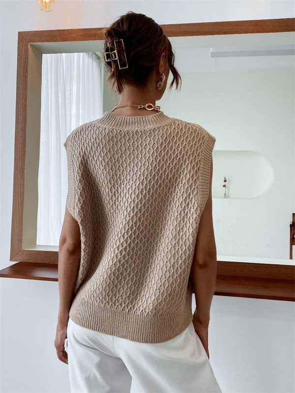 Allure Knit Sweater Vest