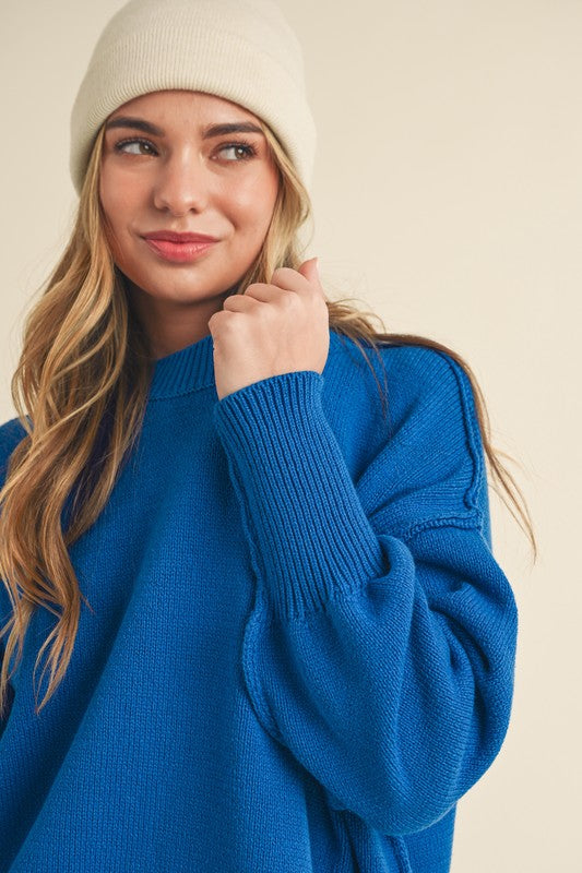 Slouchy Seam Pullover