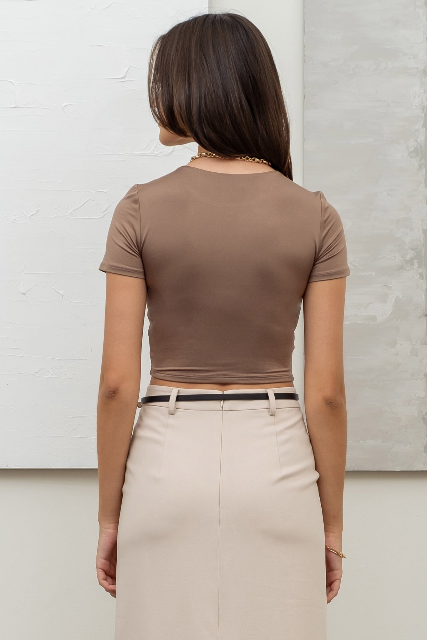 The Workshop Studio: Luxe Fit Cropped Tee