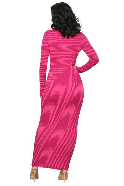 Abstract Passion Maxi Dress