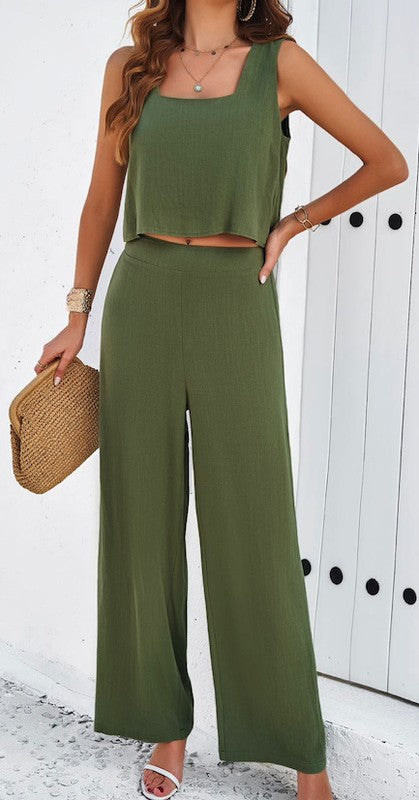 Allure Luxe Two Piece Pants Set