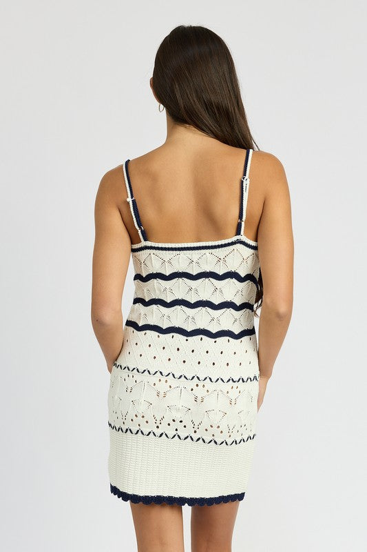 Magnolia Crochet Mini Dress