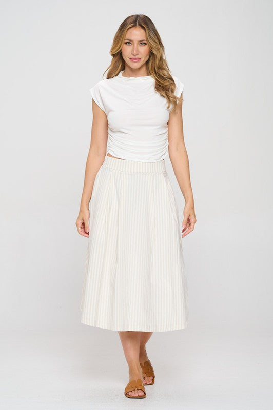 Sculpted Ease Ruched Crop Top