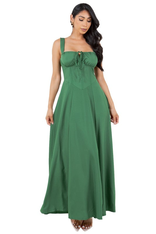 Long Maxi Corset Dress