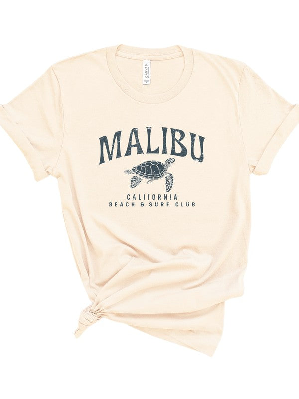 Malibu California Beach and Surf Bella Graphic Tee