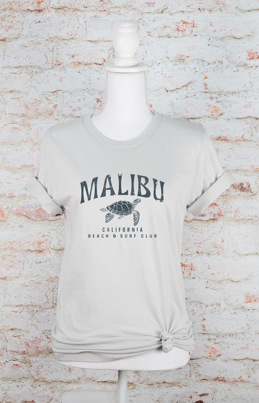 Malibu California Beach and Surf Bella Graphic Tee