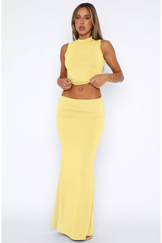 Evelyn Two-Piece Maxi Set