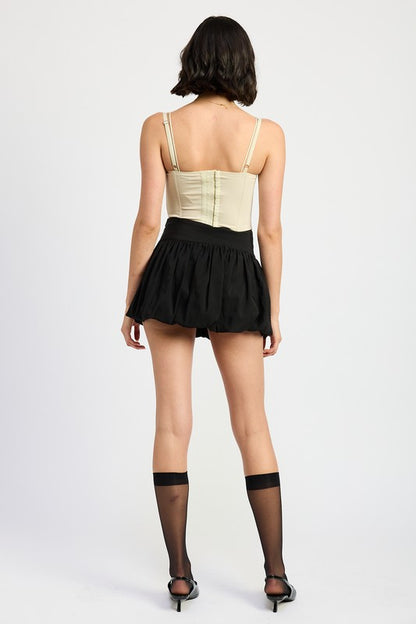 Peekaboo Lace Corset Top