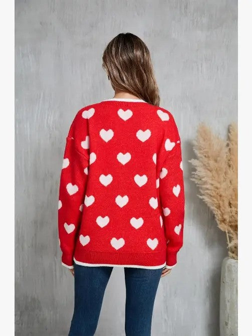 Heart Knit Sweater