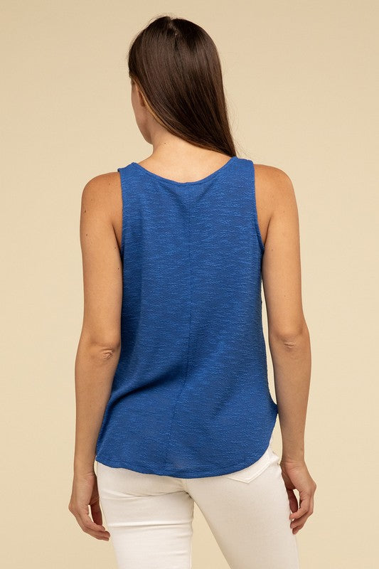 V Neck Sleeveless Cami Top