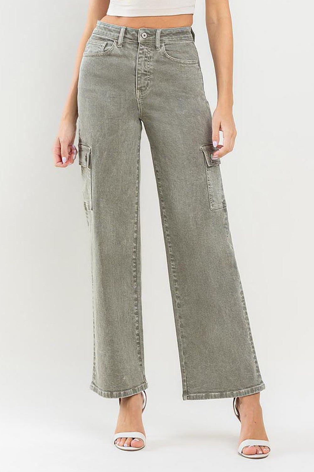 Flying Monkey 90's Super High Rise Cargo Jeans