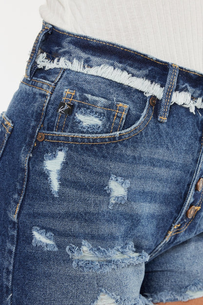 The Rebel Rise Denim Shorts