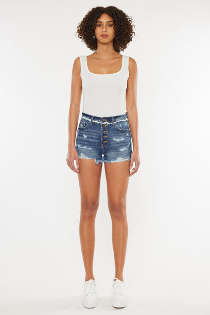 The Rebel Rise Denim Shorts