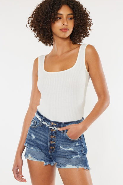 The Rebel Rise Denim Shorts