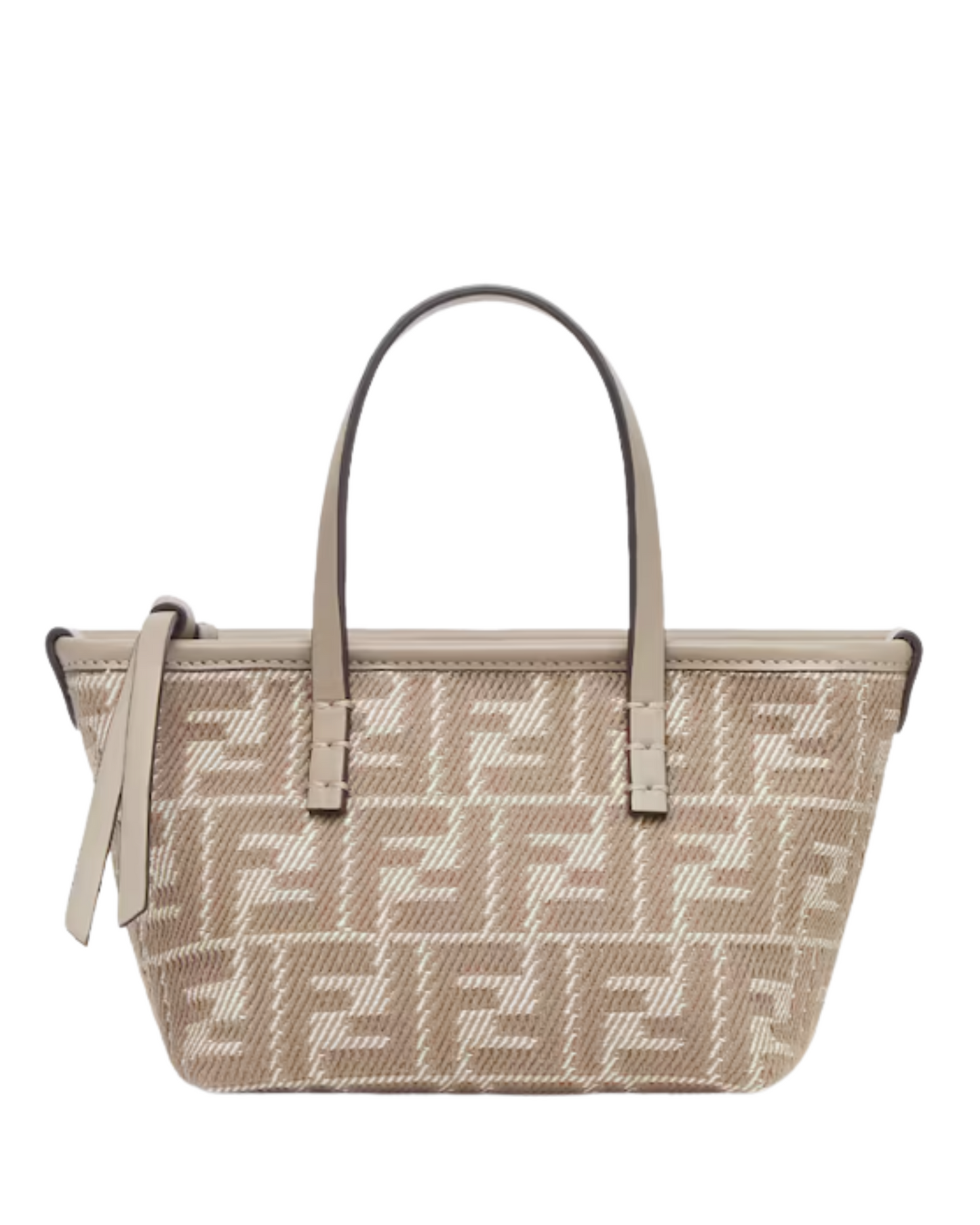 Fendi Dove grey Roll Mini Handbag