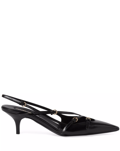 Miu Miu Multi-Buckle 55MM  Slingback Pumps