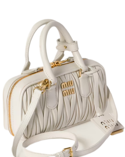 Miu Miu Arcadie matelassé nappa leather mini-bag