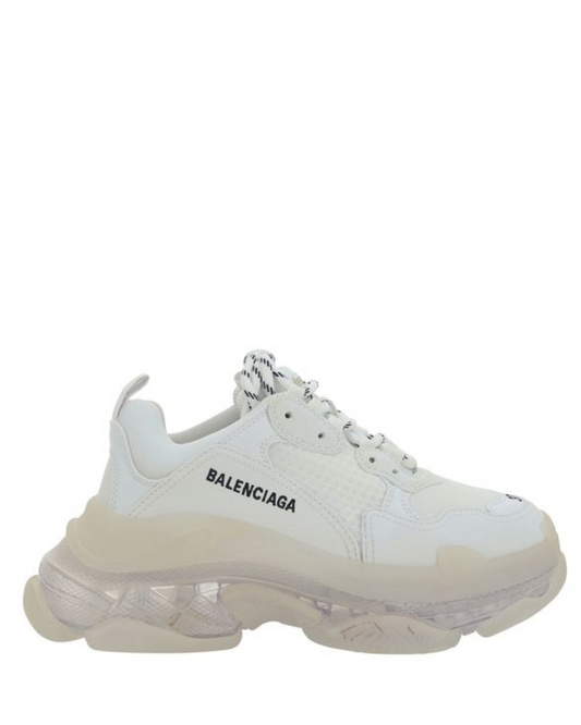 Balenciaga Triple S Clear Sole Sneaker in White