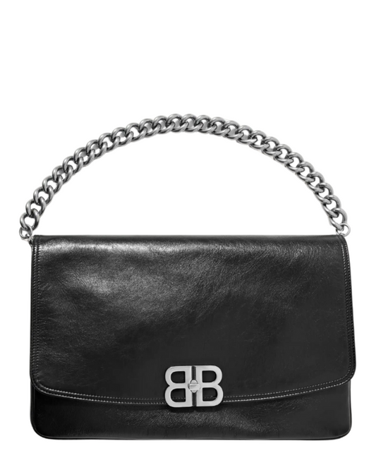Balenciaga BB embellished leather shoulder bag