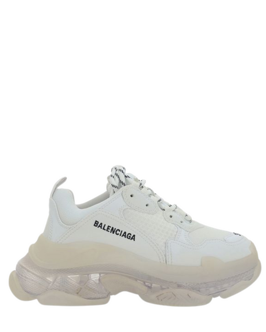 Balenciaga Triple S Clear Sole Sneaker in White