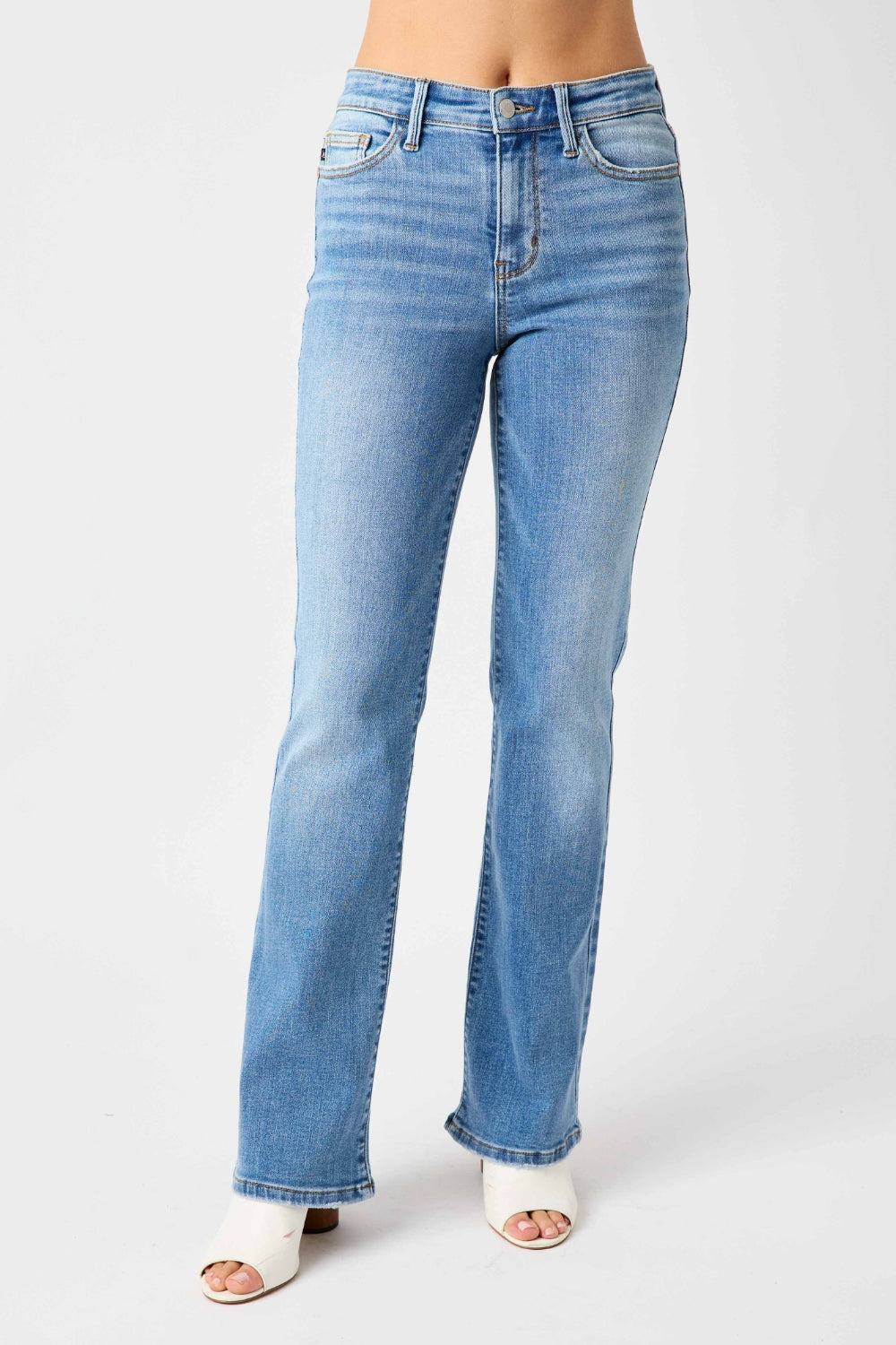 High Waist Straight Jeans