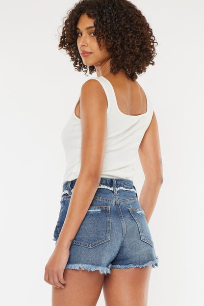 The Rebel Rise Denim Shorts