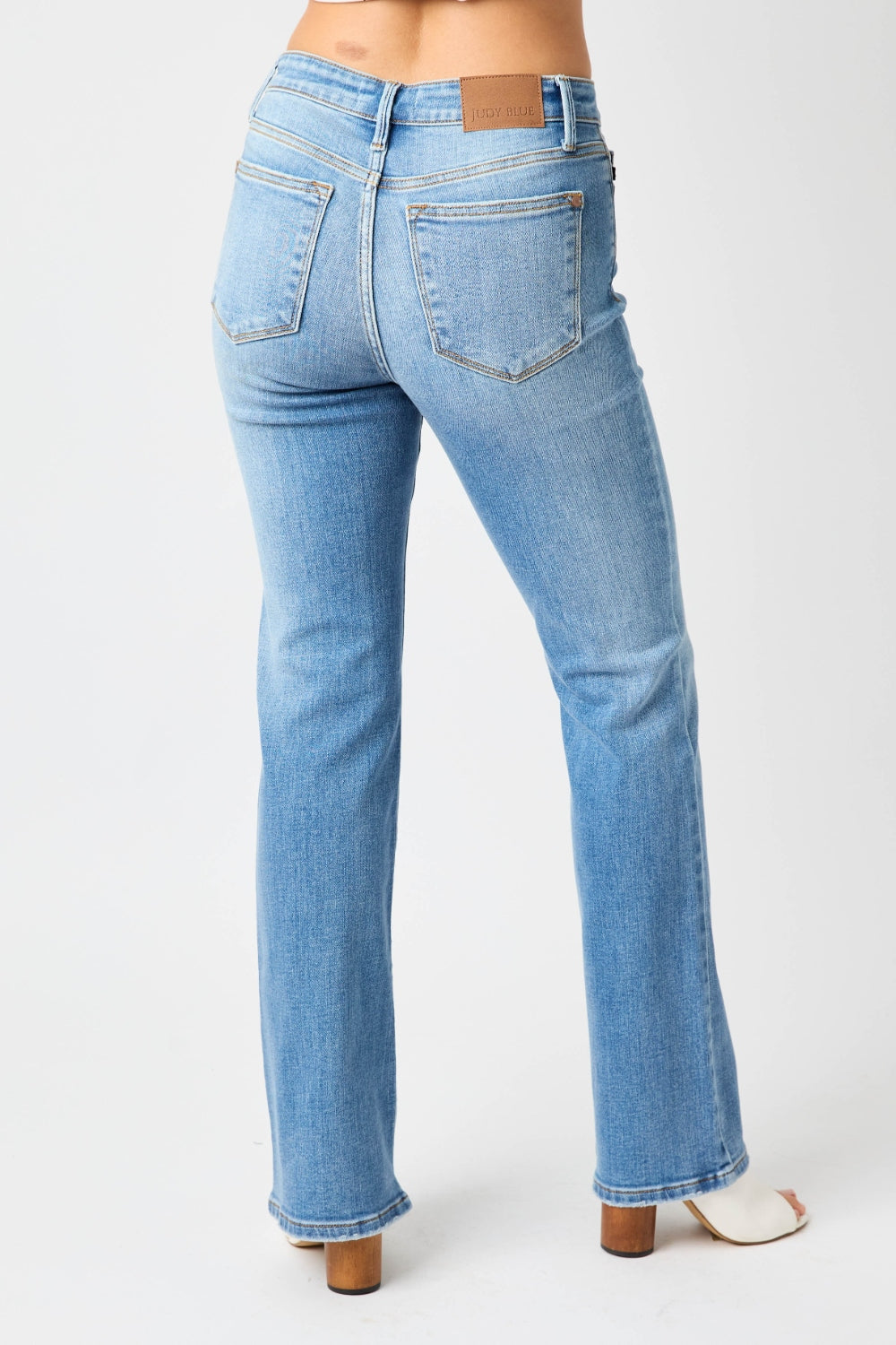 High Waist Straight Jeans