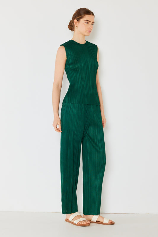 Allure Pleated Sleeveless Tank